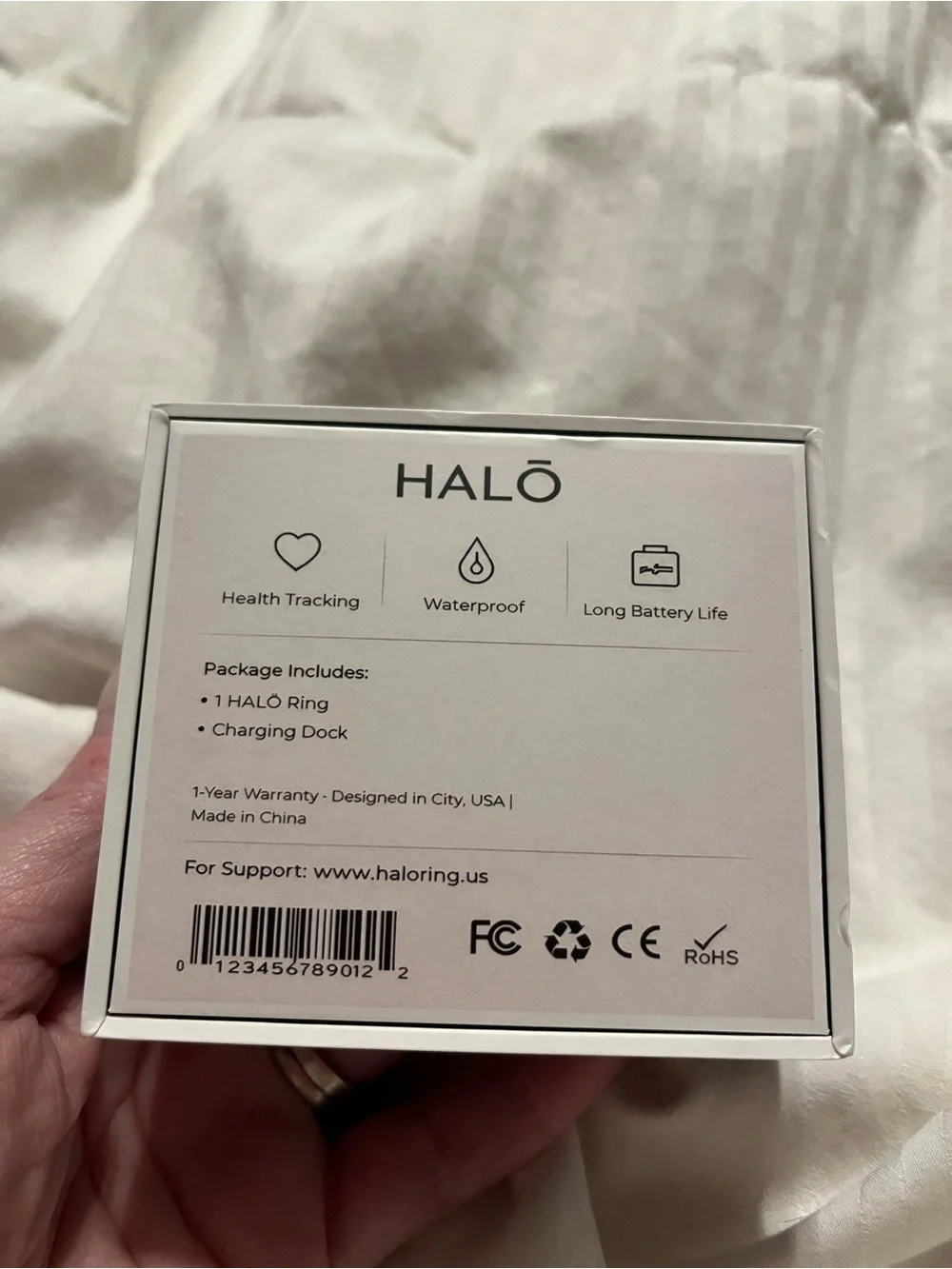 HALO Smart Ring with Charging Case